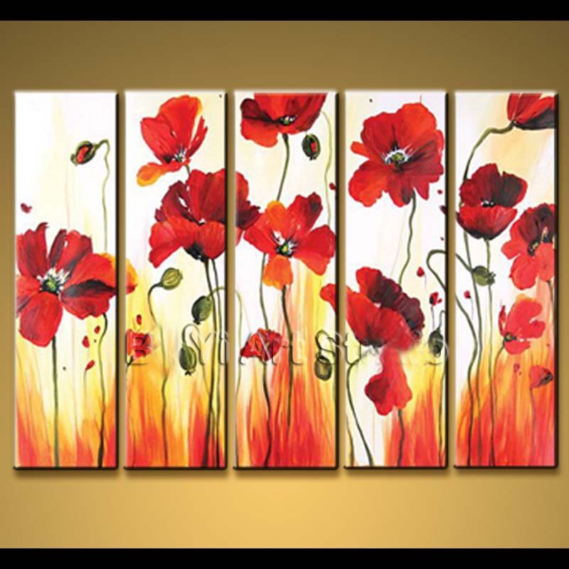 Abstract Art Paintings Flowers