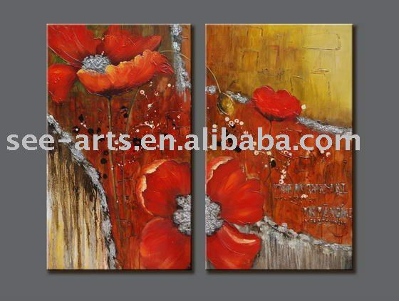 Abstract Art Paintings Flowers