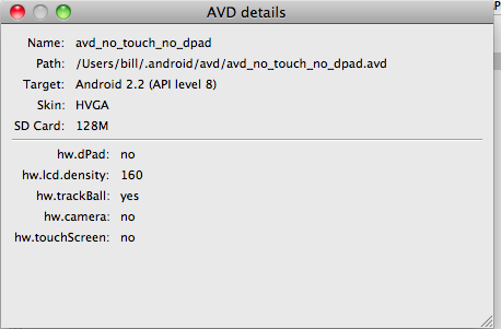 Android Dpad Example
