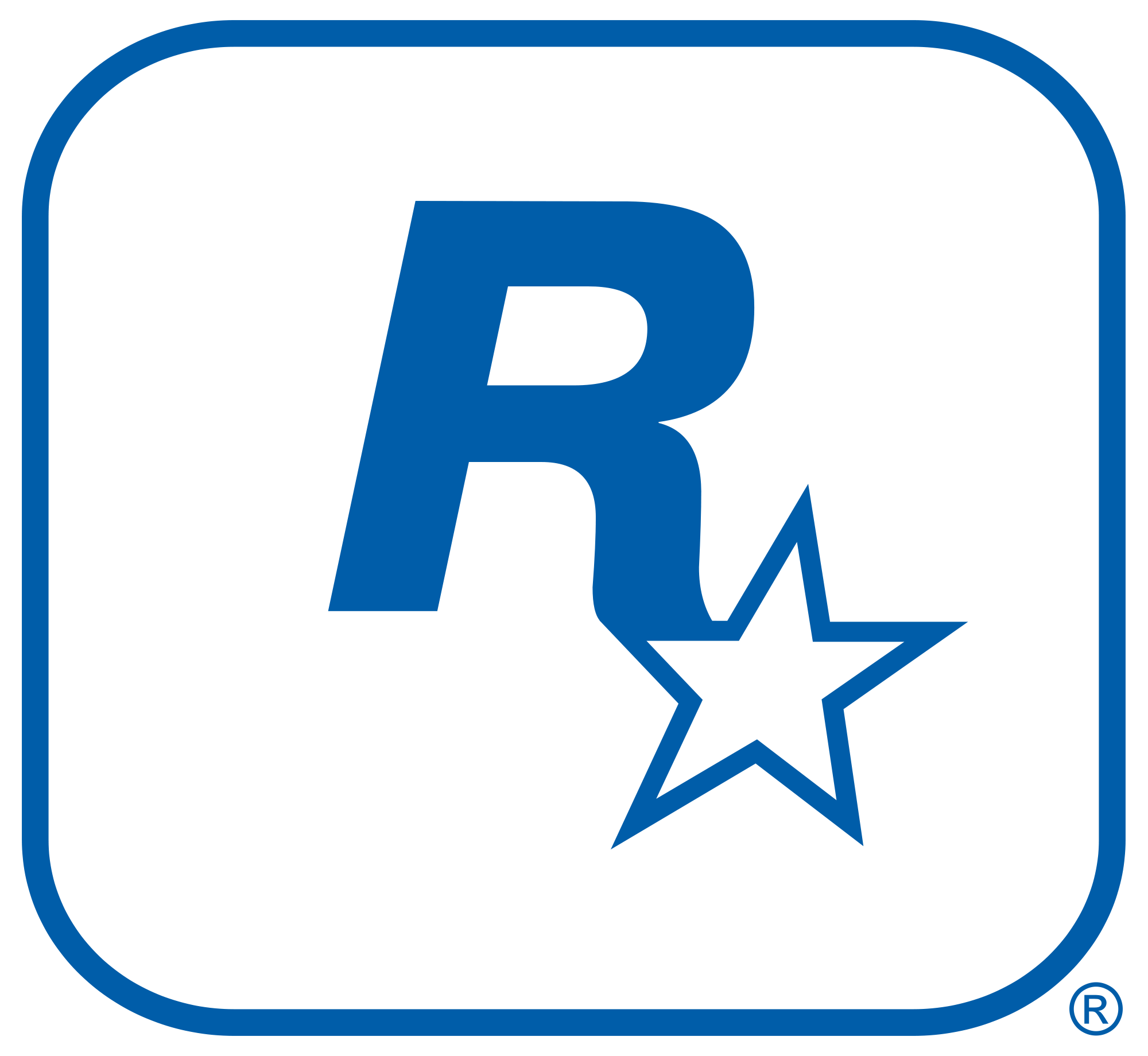 Blue Rockstar Logo