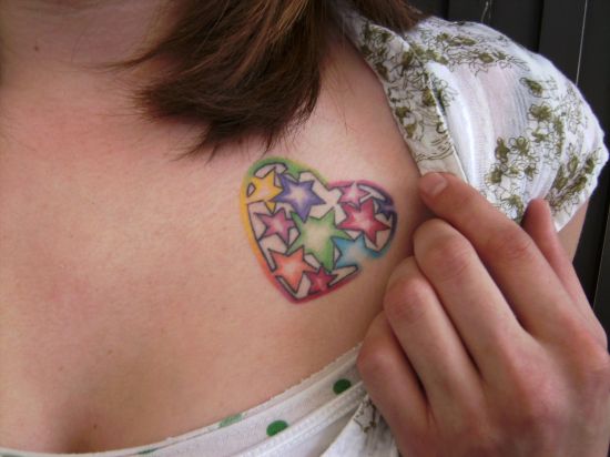 Broken Heart Tattoos For Girls