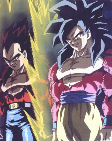 Dragon Ball Gt Vegeta And Goku