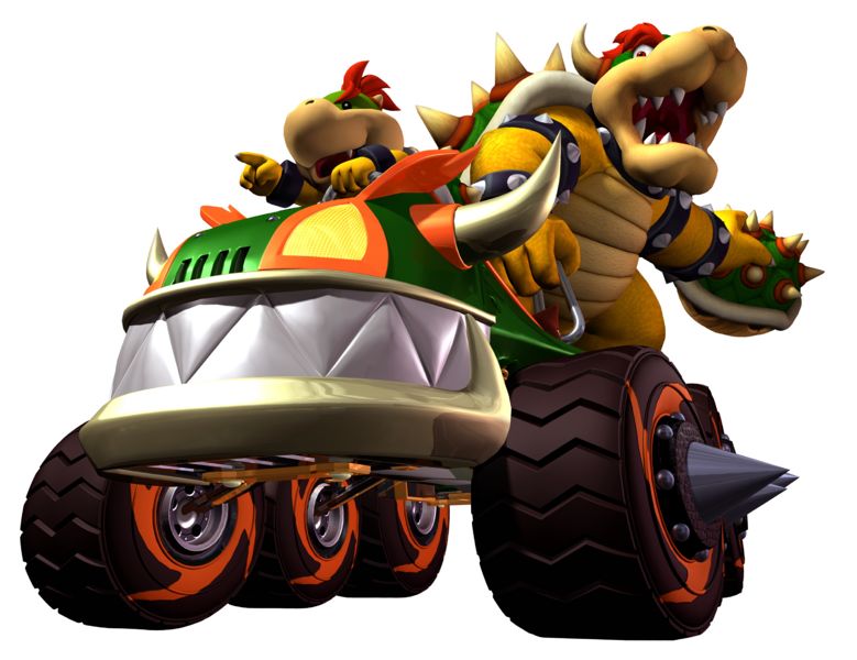 Dry Bowser Mario Kart