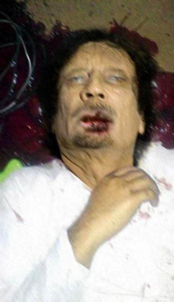 Gaddafi Death Photo