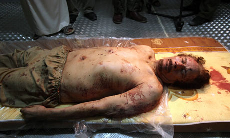 Gaddafi Death Photo