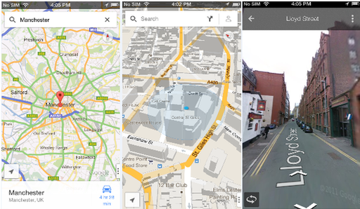 Google Maps Uk