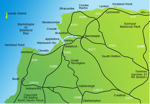 Google Maps Uk North Devon