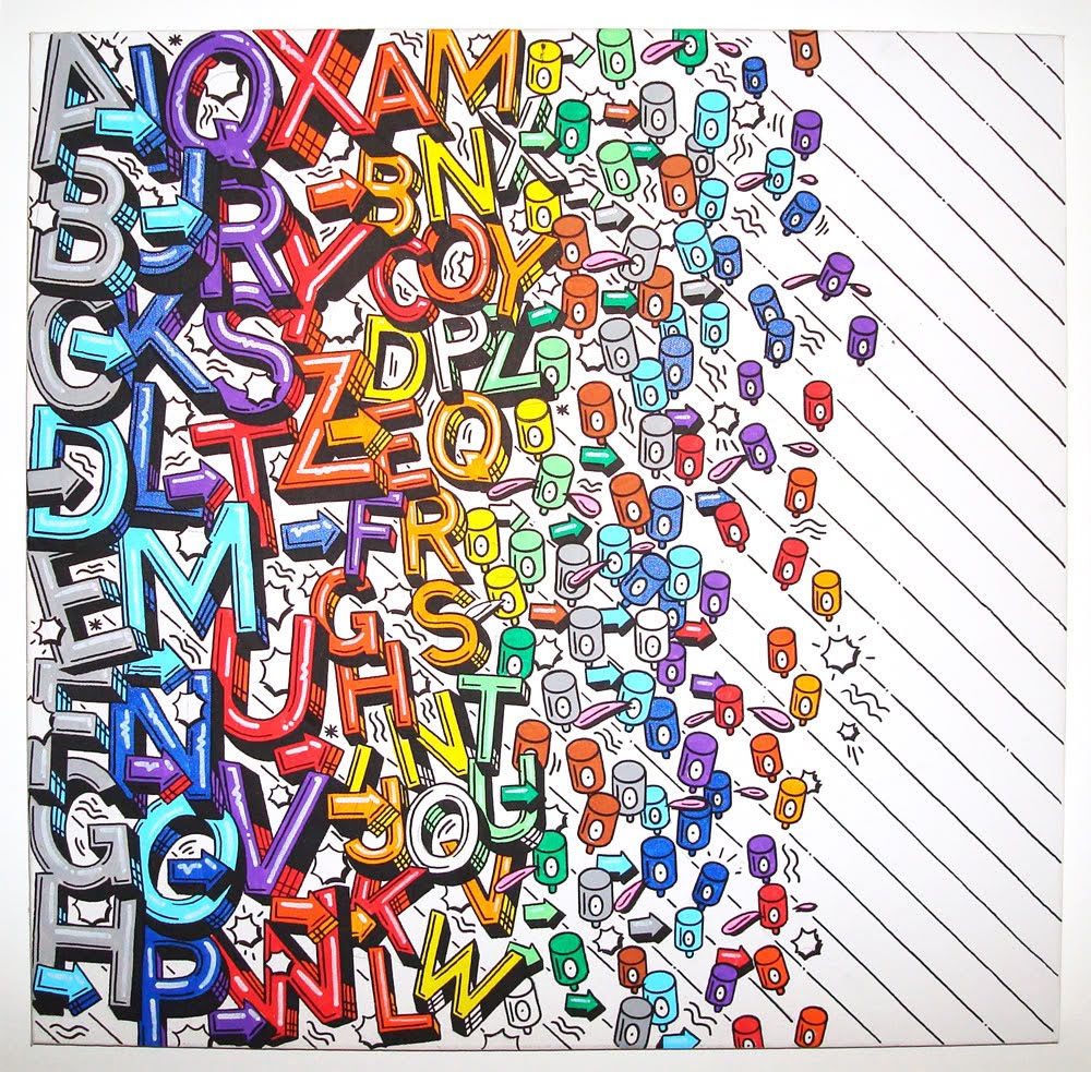 Graffiti Alphabet Bubble Letters