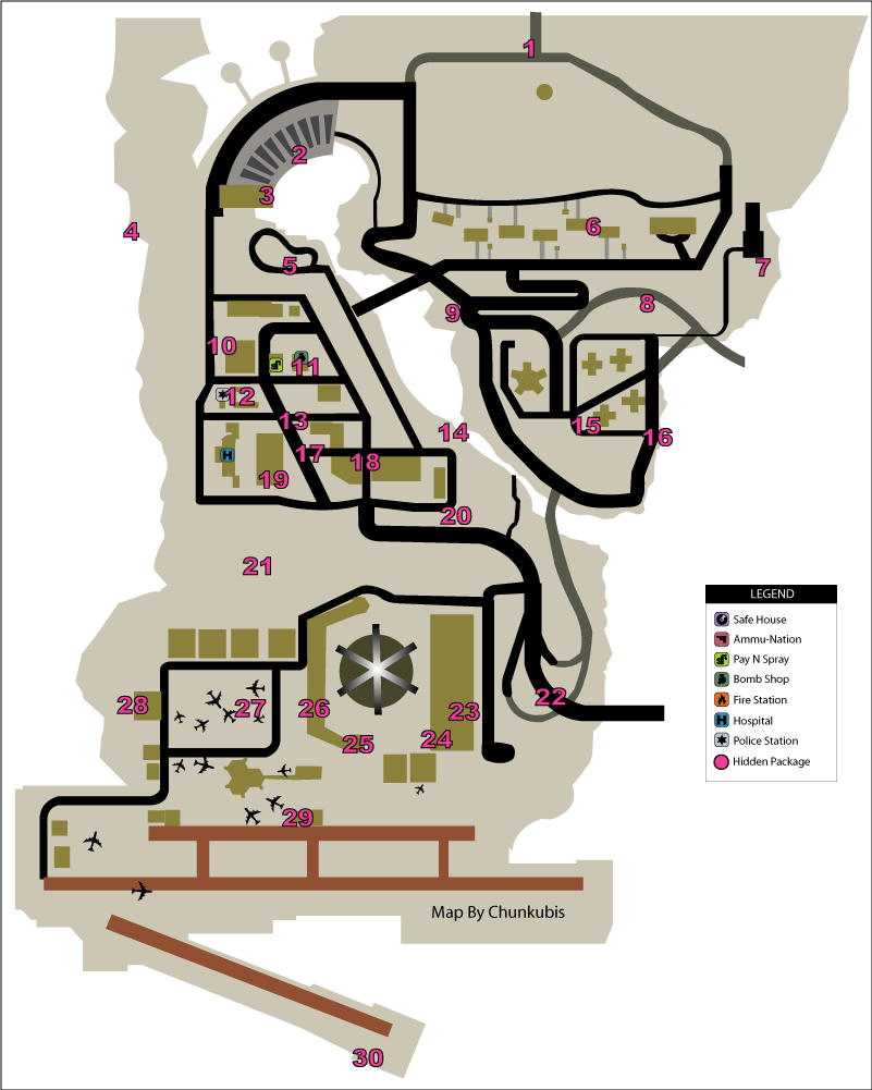 Grand Theft Auto Liberty City Stories Hidden Packages