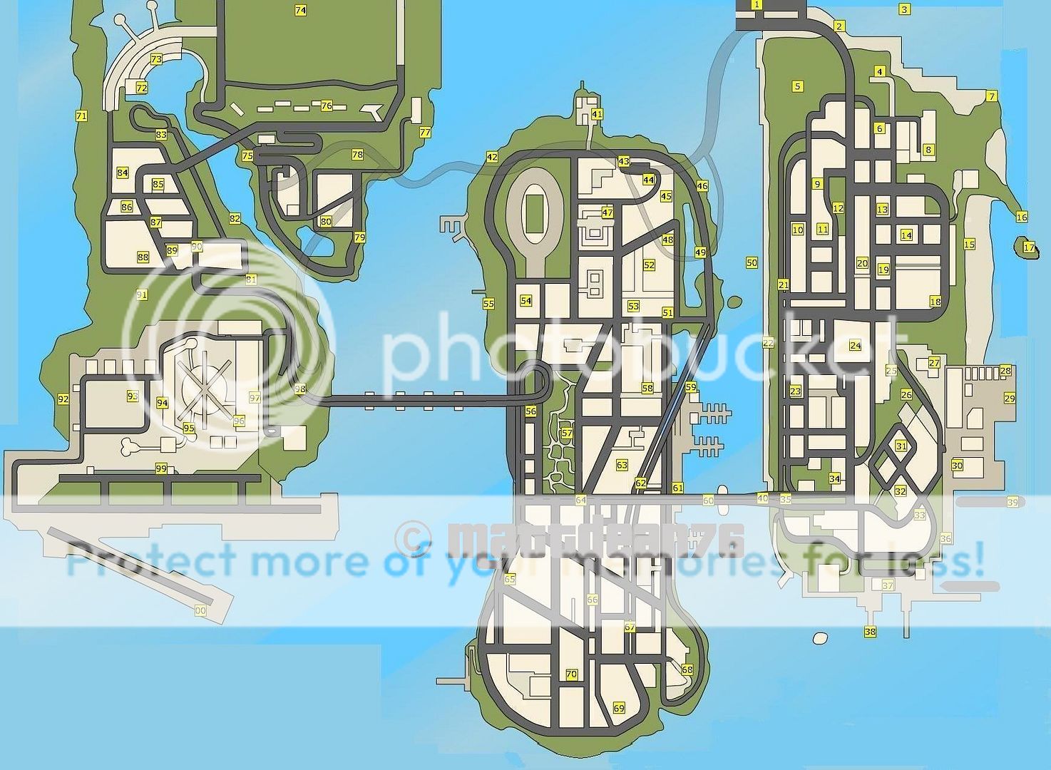 Grand Theft Auto Liberty City Stories Hidden Packages Map Psp