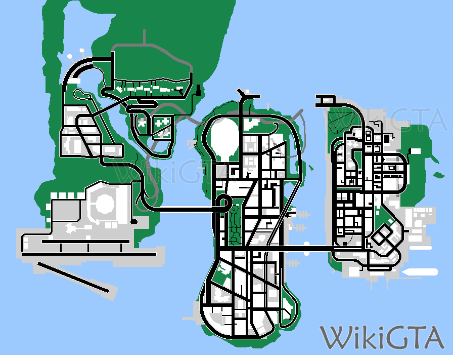 Grand Theft Auto Liberty City Stories Hidden Packages Map Psp