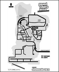Grand Theft Auto Liberty City Stories Hidden Packages Map Psp