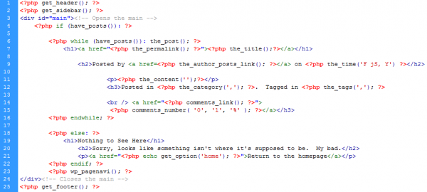 Index.php File