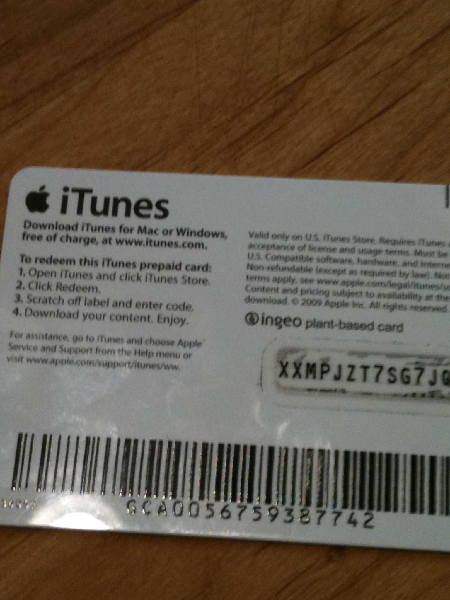 Itunes Gift Card Codes Scratched Off