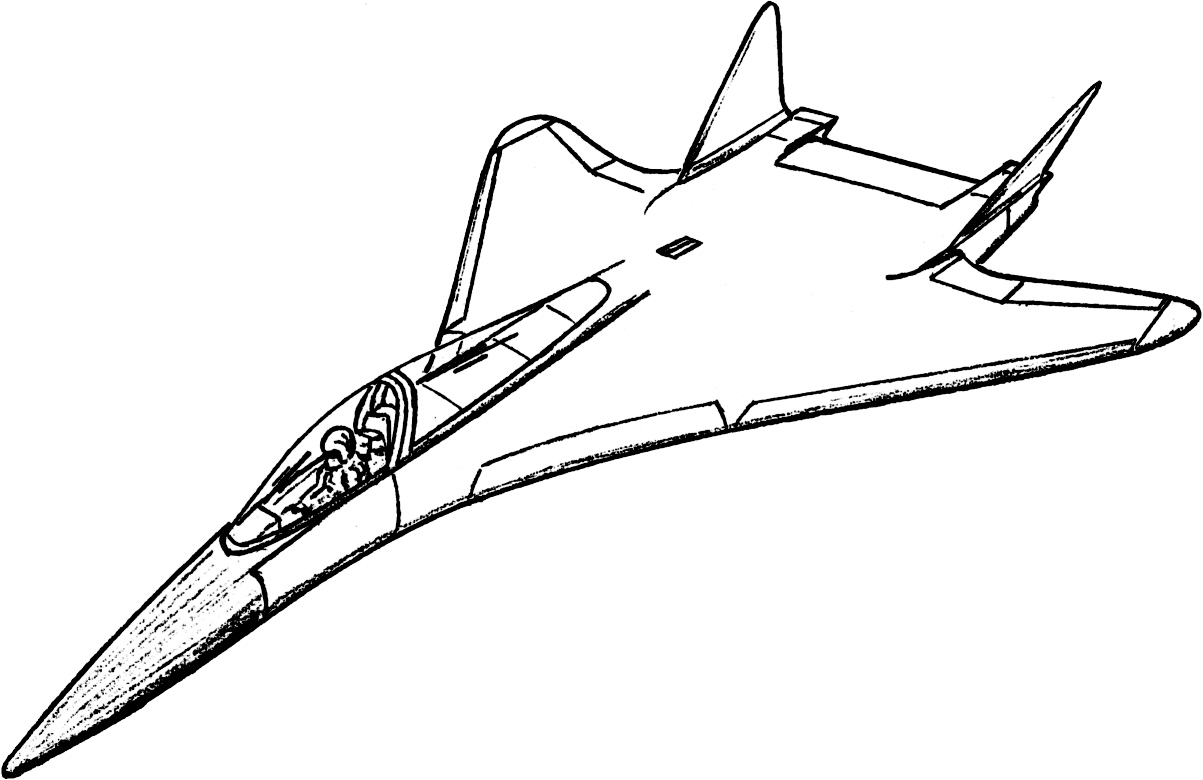 Jet Plane Sketch
