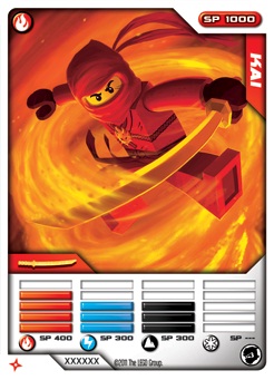 Lego Ninjago Kai Dx Card