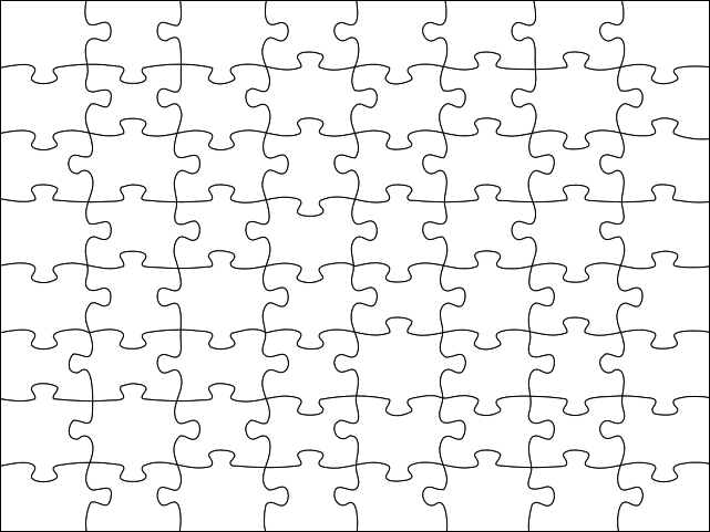 Printable Puzzle Pieces Template