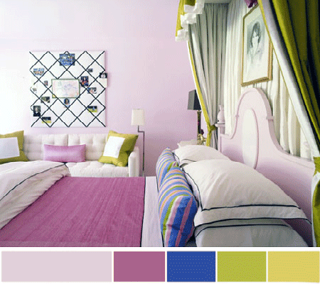 Purple And Green Bedroom Decor