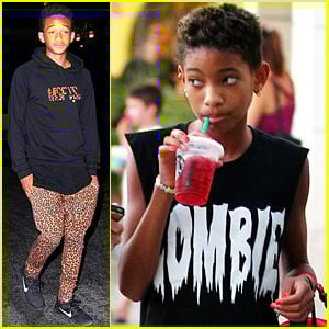 Stella Hudgens And Jaden Smith Kissing