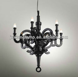 White Baroque Chandelier