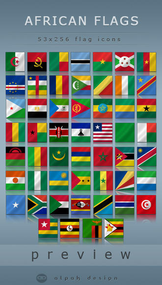 African Flags And Countries