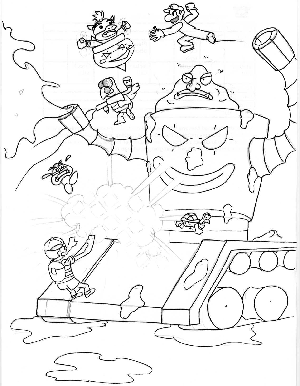 Bowser Jr Coloring Pages