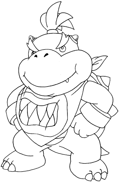 Bowser Jr Coloring Pages