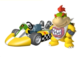 Bowser Mario Kart Wii