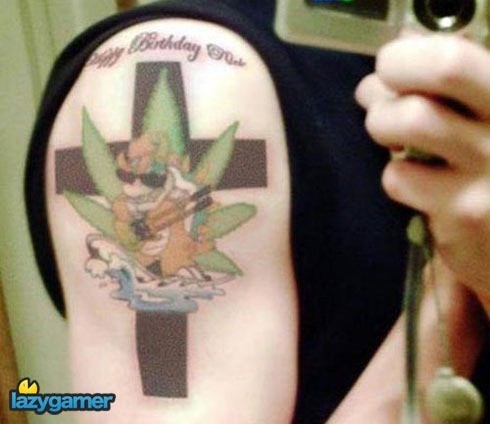 Bowser Tattoo Happy Birthday Rick