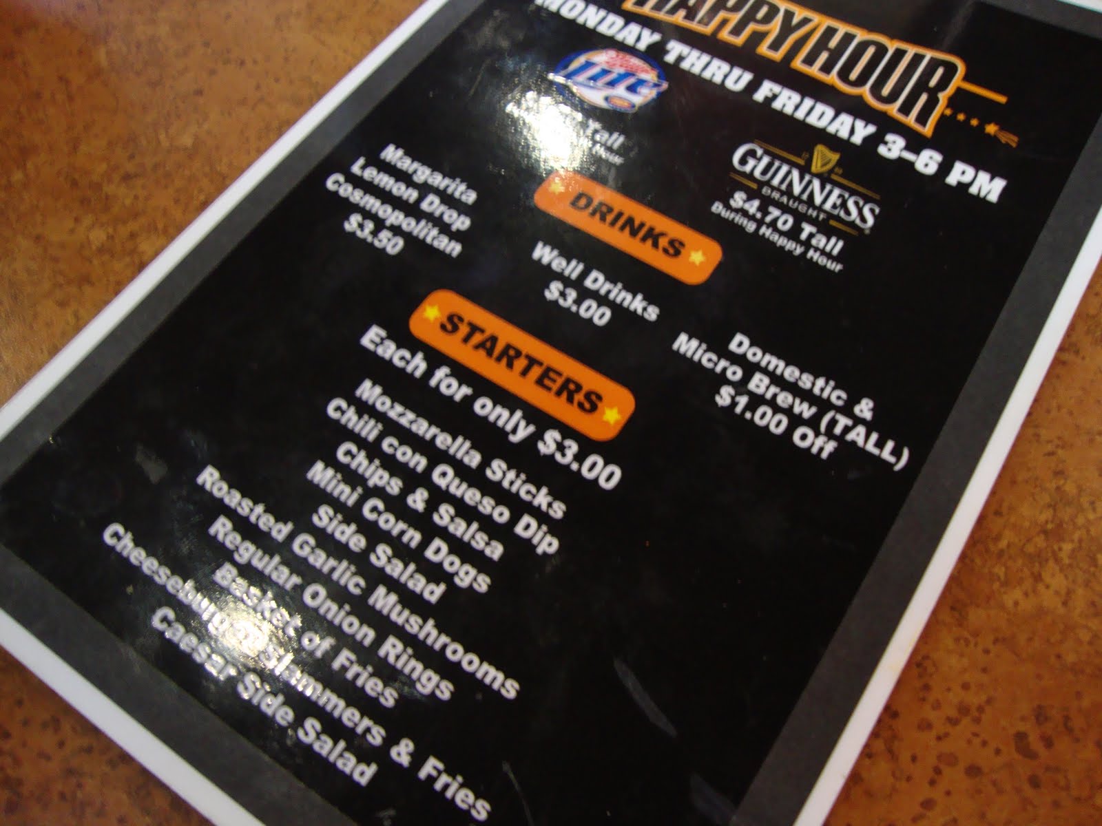 Buffalo Wild Wings Menu Prices