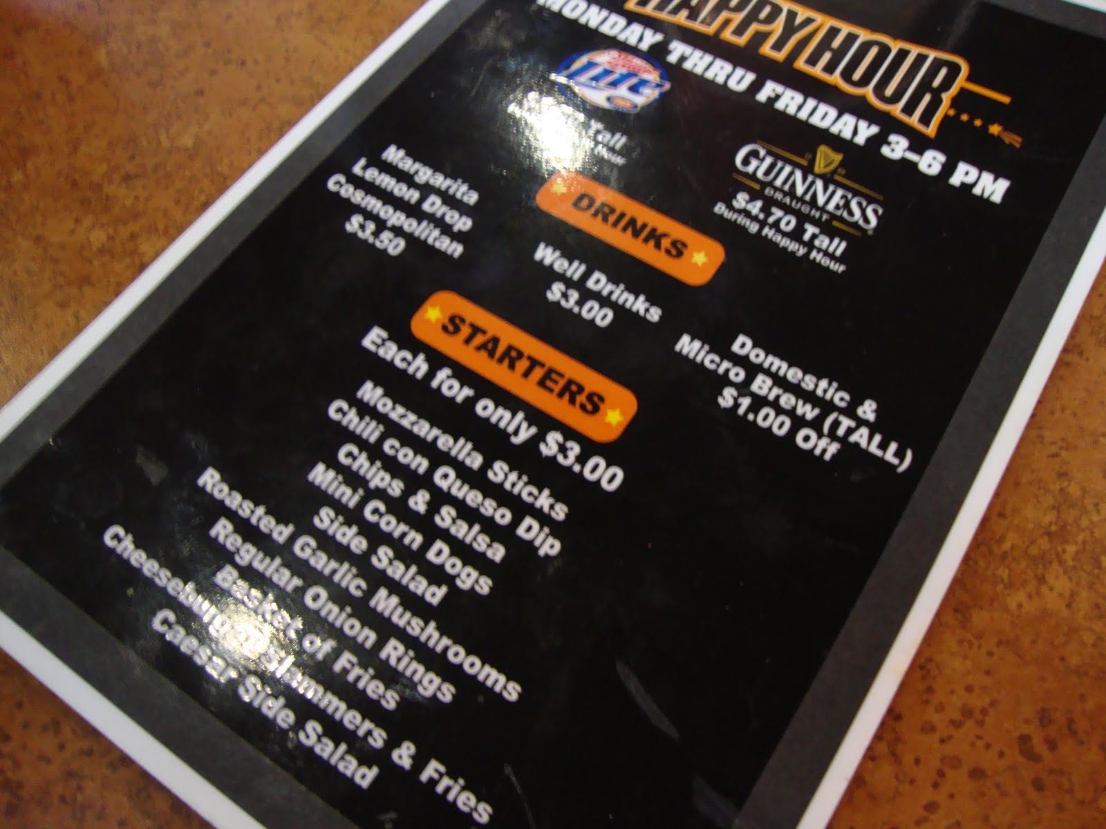 Buffalo Wild Wings Menu Prices