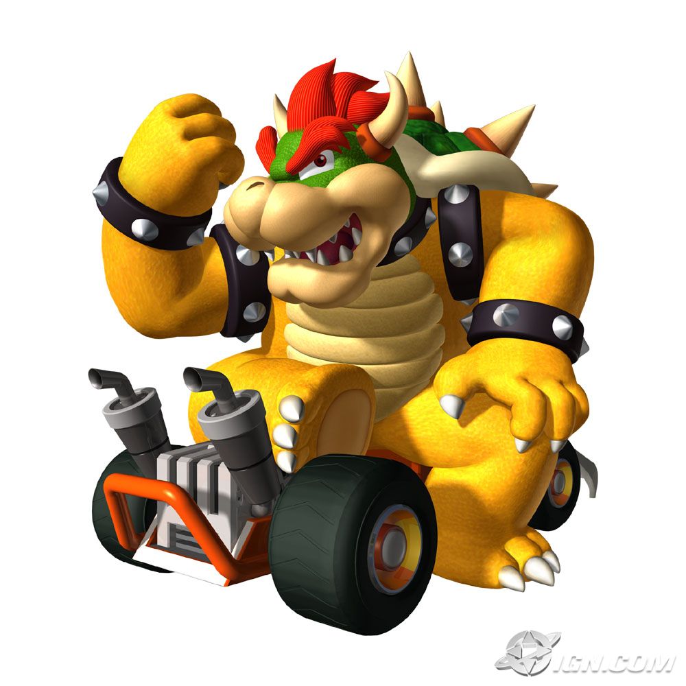 Dry Bowser Mario Kart