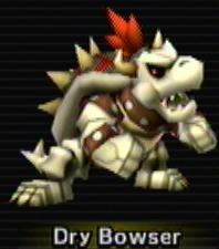 Dry Bowser Mario Kart