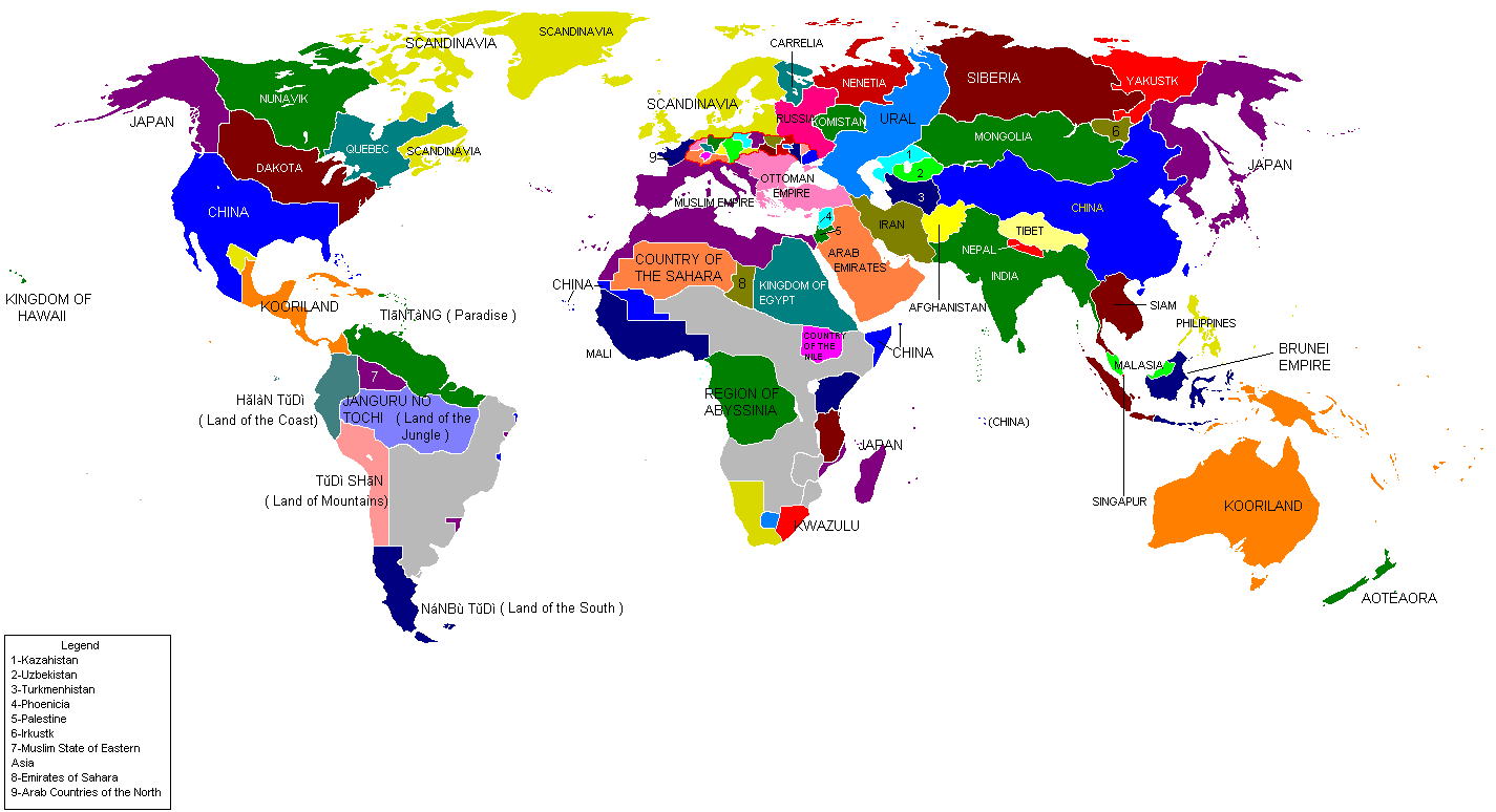 Earth Full Map