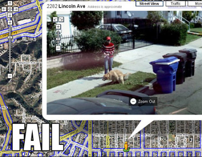 Google Maps Street View Fail
