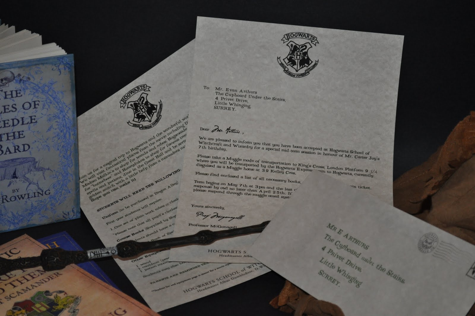 Hogwarts Acceptance Letter Template Download