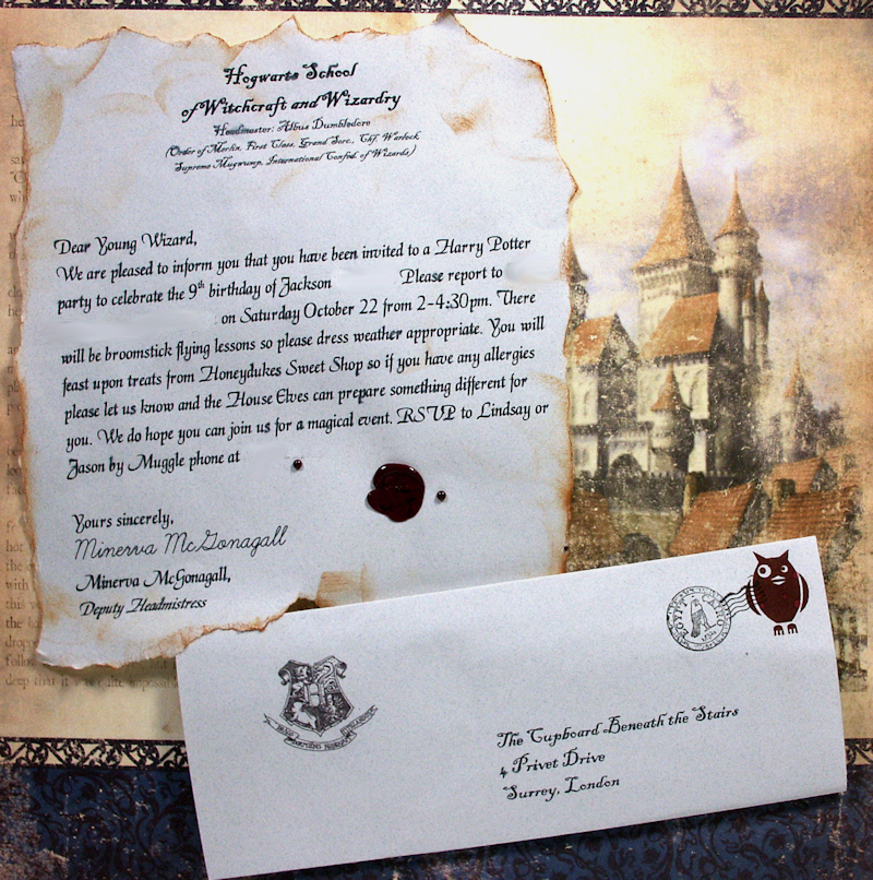 Hogwarts Acceptance Letter Template Download