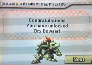 How To Unlock Dry Bowser Mario Kart Wii