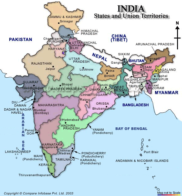 India Map Political Map