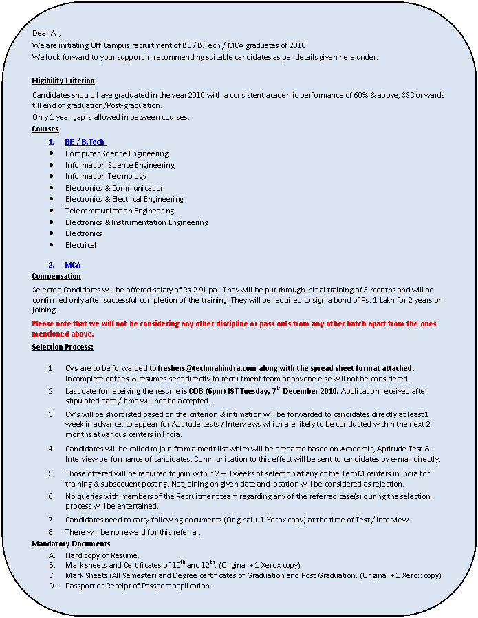 Latest Cv Format For Freshers Download