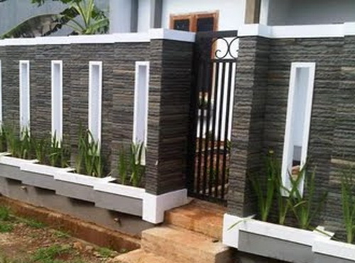 Model Dinding Batu Alam