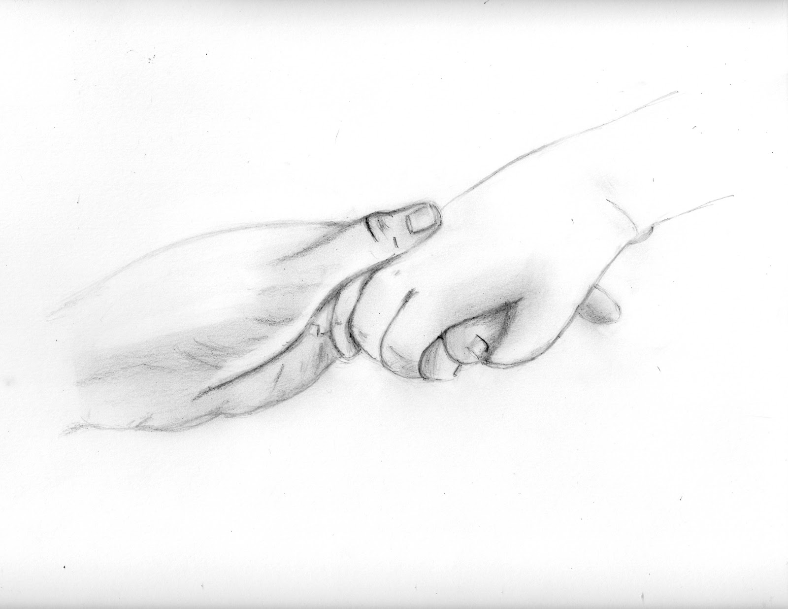 Pencil Drawings Of People Holding Hands