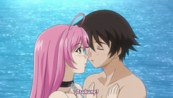 Rosario Vampire Tsukune X Moka