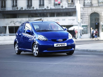 Toyota Aygo Blue 2010