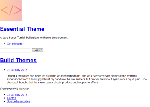 Tumblr Layouts Html Codes