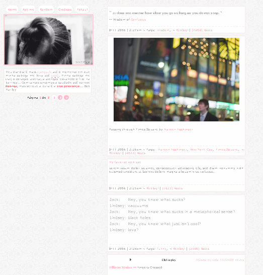 Tumblr Layouts Simple