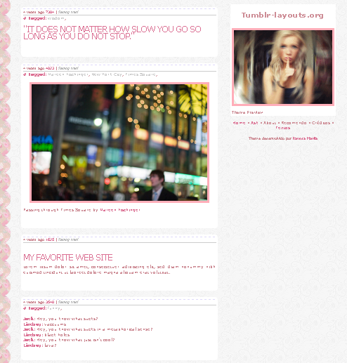 Tumblr Layouts Simple