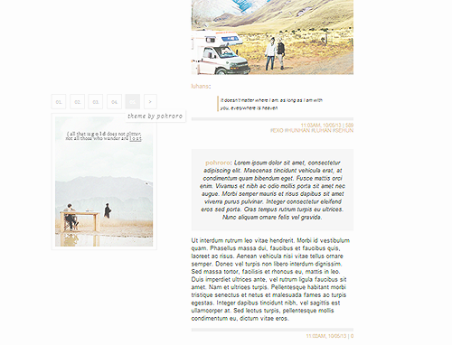 Tumblr Layouts Simple White