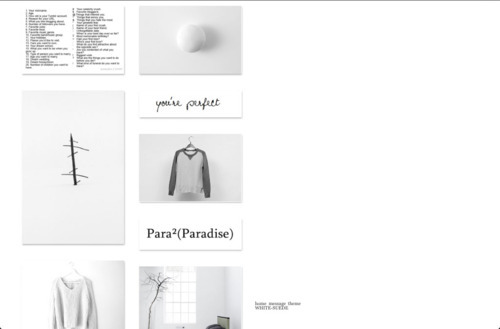 Tumblr Layouts Simple White